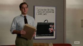 Film poster on Peggy’s office wall in Madmen series 6