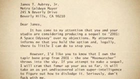 A letter from Kubrick