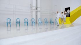 Alternative rock band Ok Go make upbeat advert for furniture company Red Star Macalline.