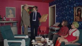 Kubrick’s A Clockwork Orange : Brutalism in exteriors, interiors and a quilt.