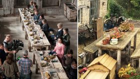 A fitting new home for the factory work bench in Les Miserables