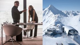 More Spectre chairs: The graceful office chairs in Madeleine Swann’s alpine clinic