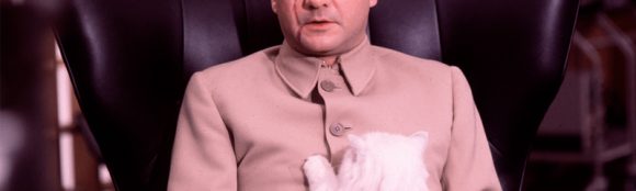The scene would be nowt with the chair taken out: You Only Live Twice, Blofeld’s chair