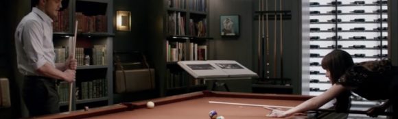 Fifty Shades Darker furniture and decor (Part 2): Christian Grey’s Bedroom, Study, Library & Ana’s closet in exclusive detail
