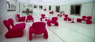 2001 a space odyssey space station lobby djinn chairs