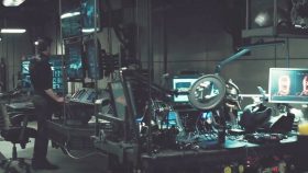 The Batman chair exclusive: The black ‘spine’ chair in Batman v Superman’s Batcave