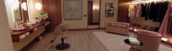 #FFFind: The painting and wall lights in Ana’s closet in Fifty Shades