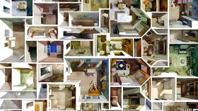 Mesmerising film set floor plans (and win your own signed art print)