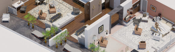 Get a room! 3D floorplans of famous hotel rooms in film