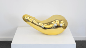 A Clockwork Orange giant phallus now comes in gold!